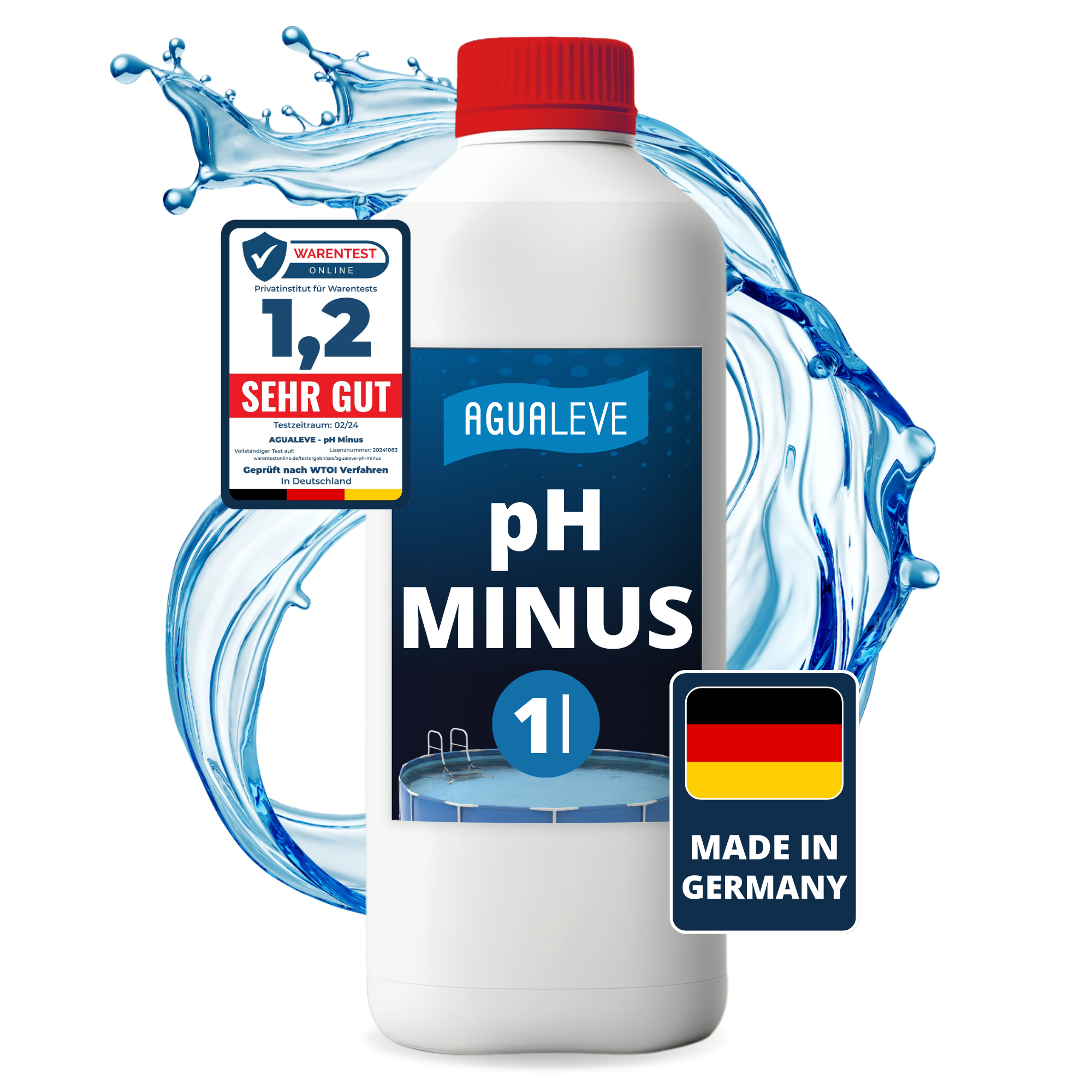 pH Minus flüssig Pool