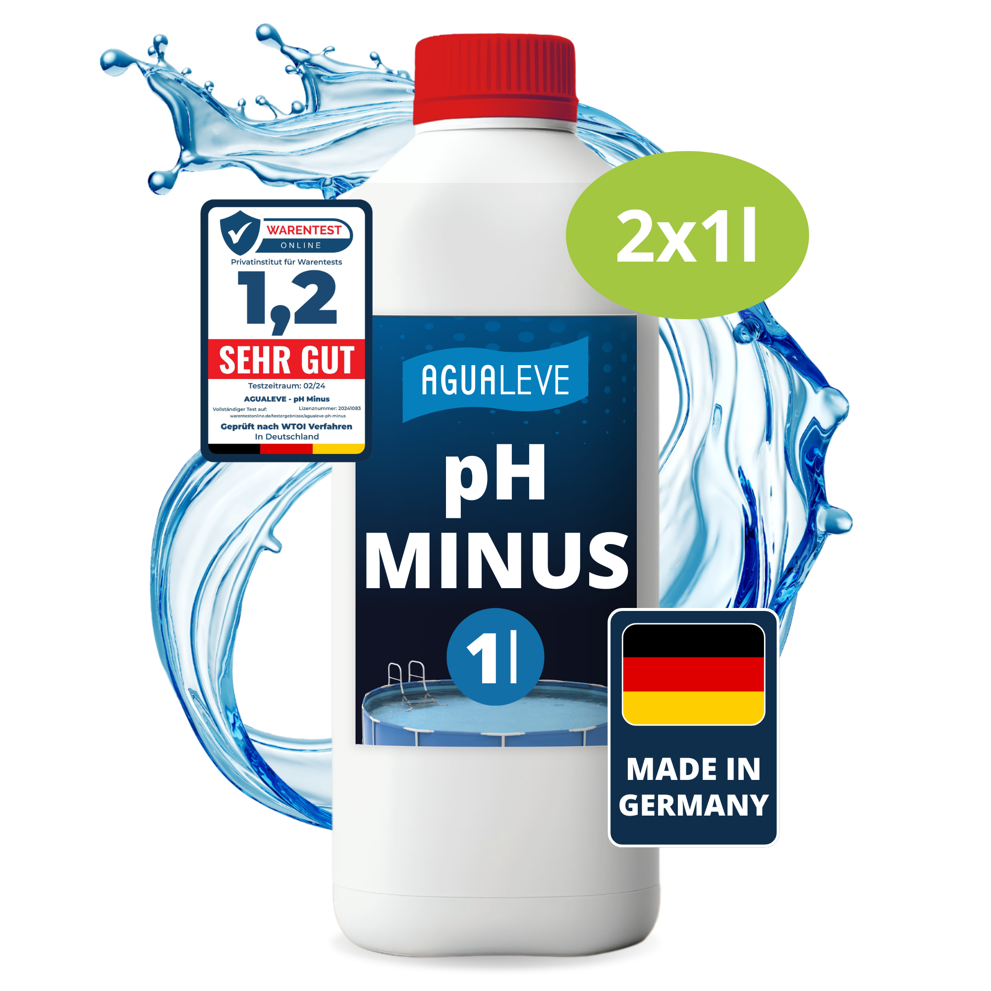pH Minus flüssig Pool