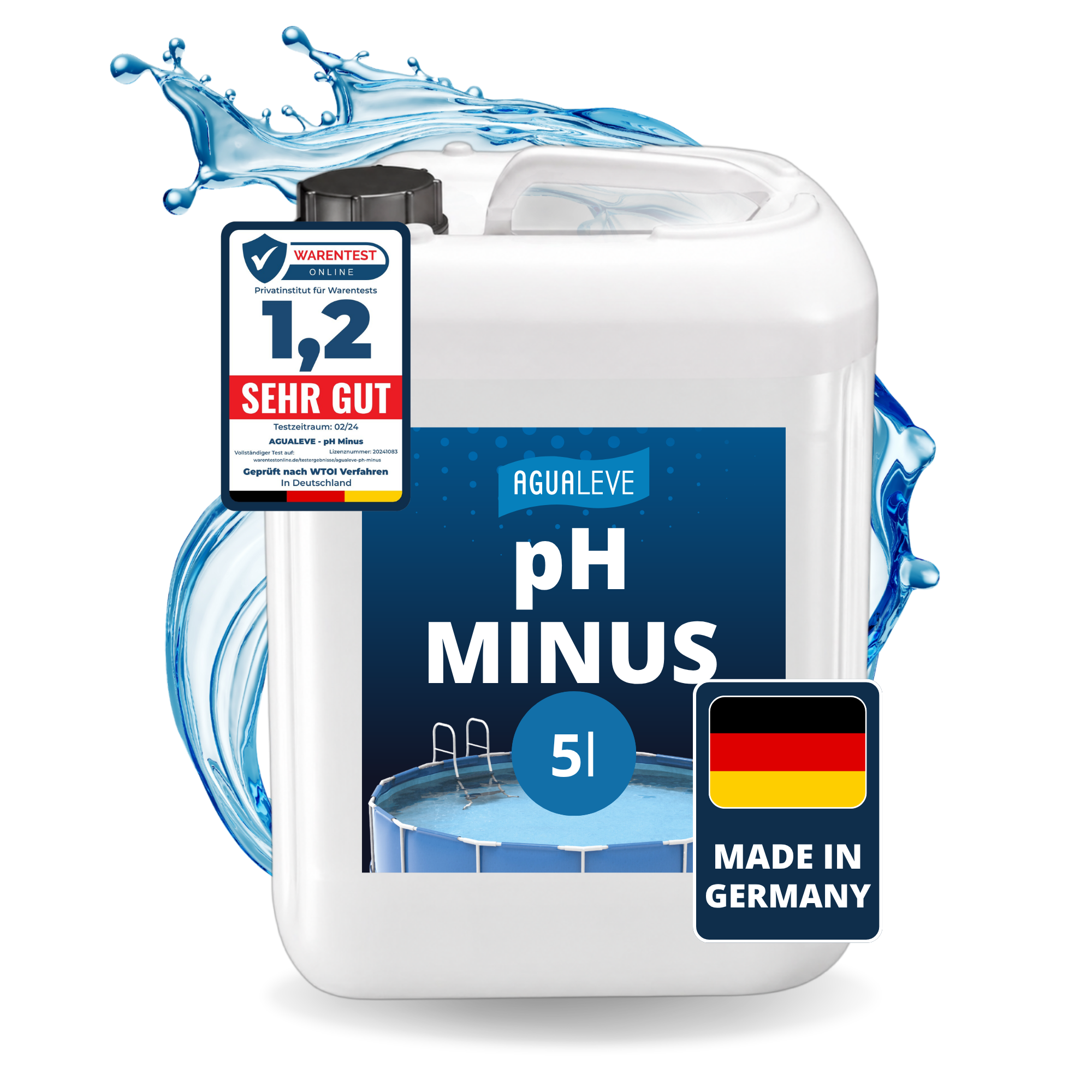 pH Minus flüssig Pool