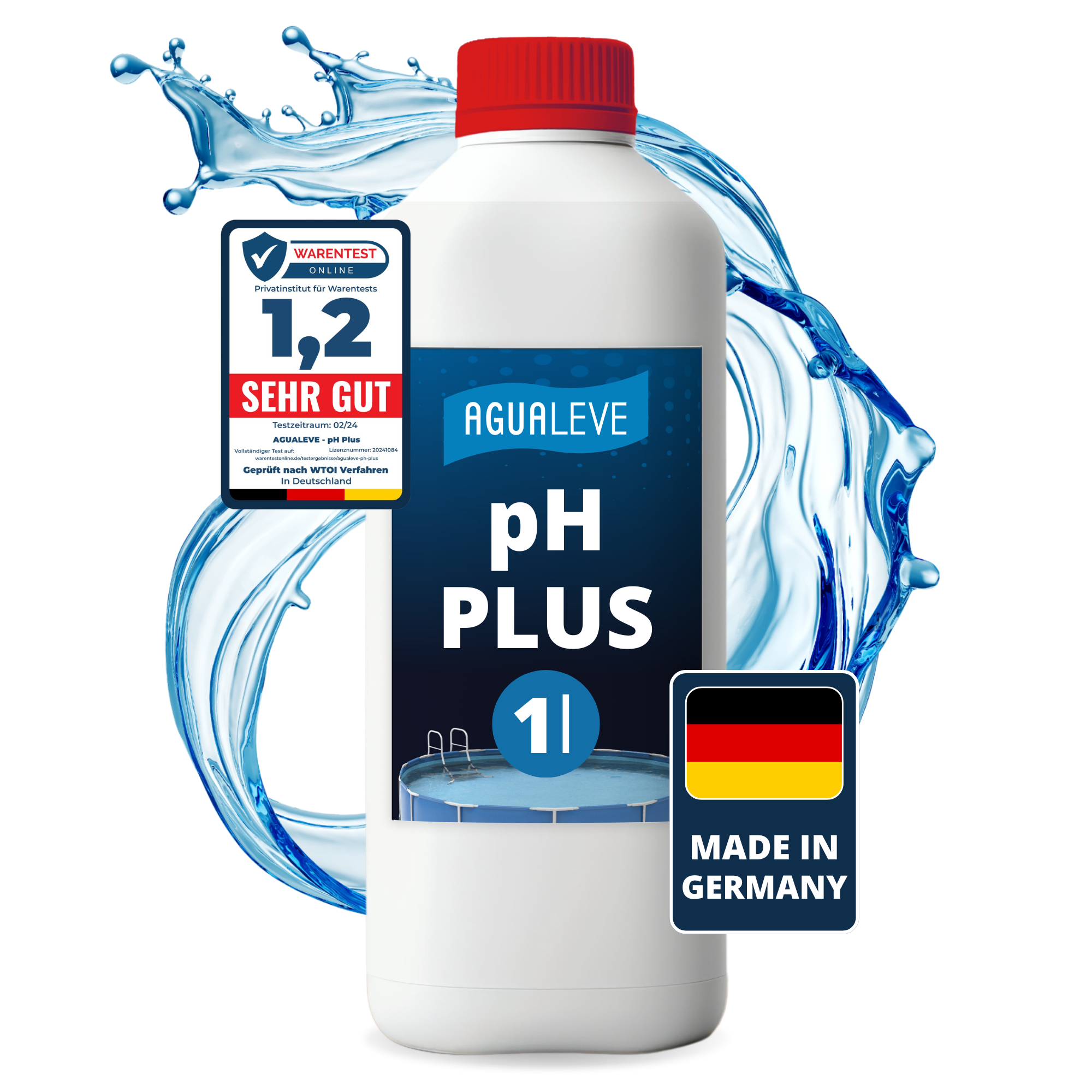 pH Plus flüssig Pool