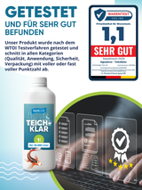 Teichklar (1 l oder 5 l ) Teichwasser klar bekommen mit AGUALEVE®