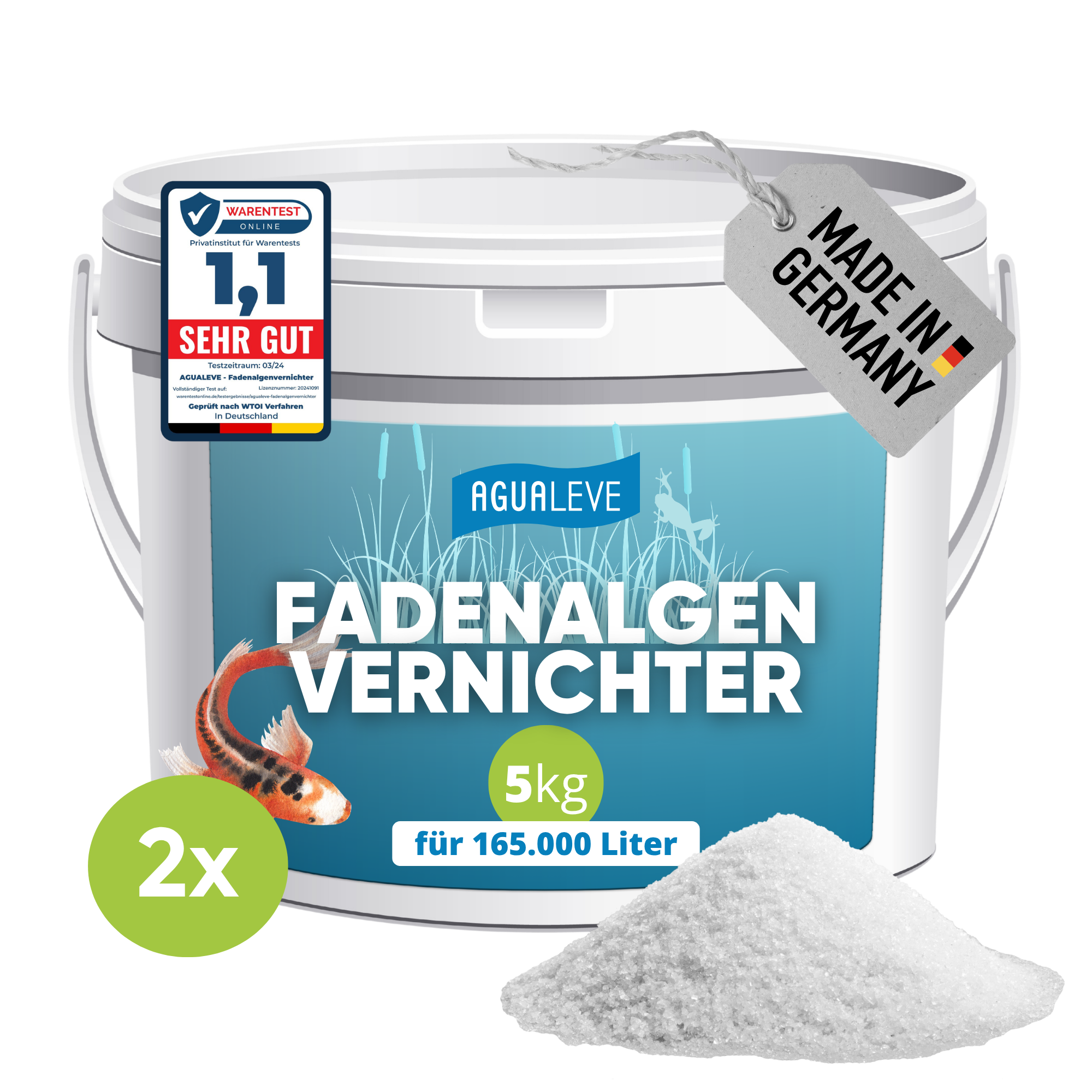 Fadenalgenvernichter für Teiche