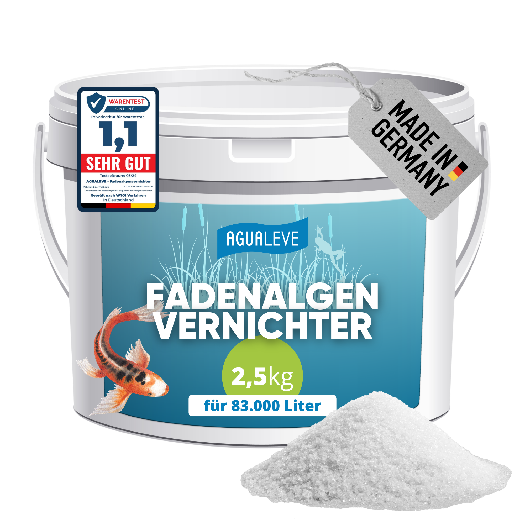 Fadenalgenvernichter für Teiche
