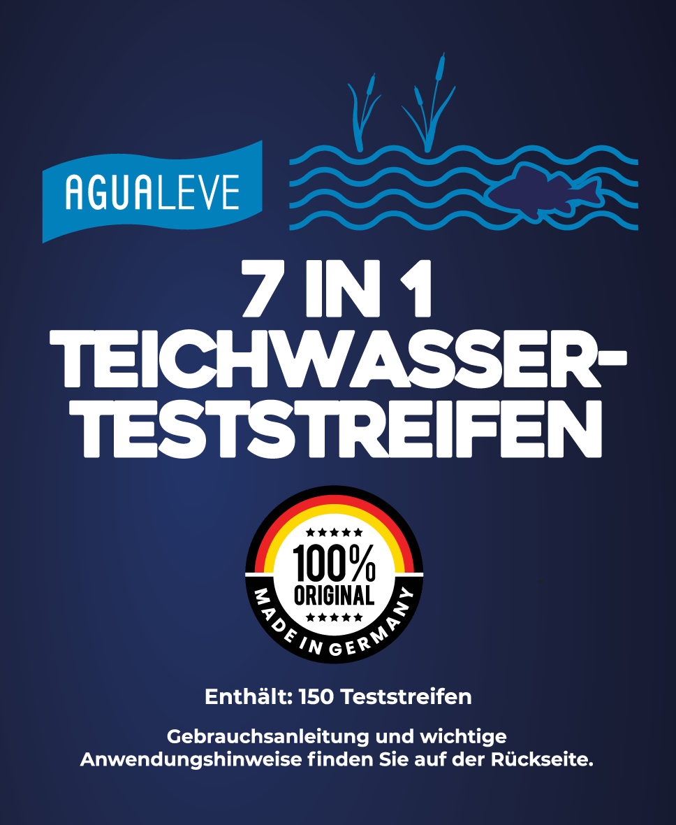 7-in-1 Teichwasserteststreifen – Basis für Ihren individuellen Teichpflegeplan