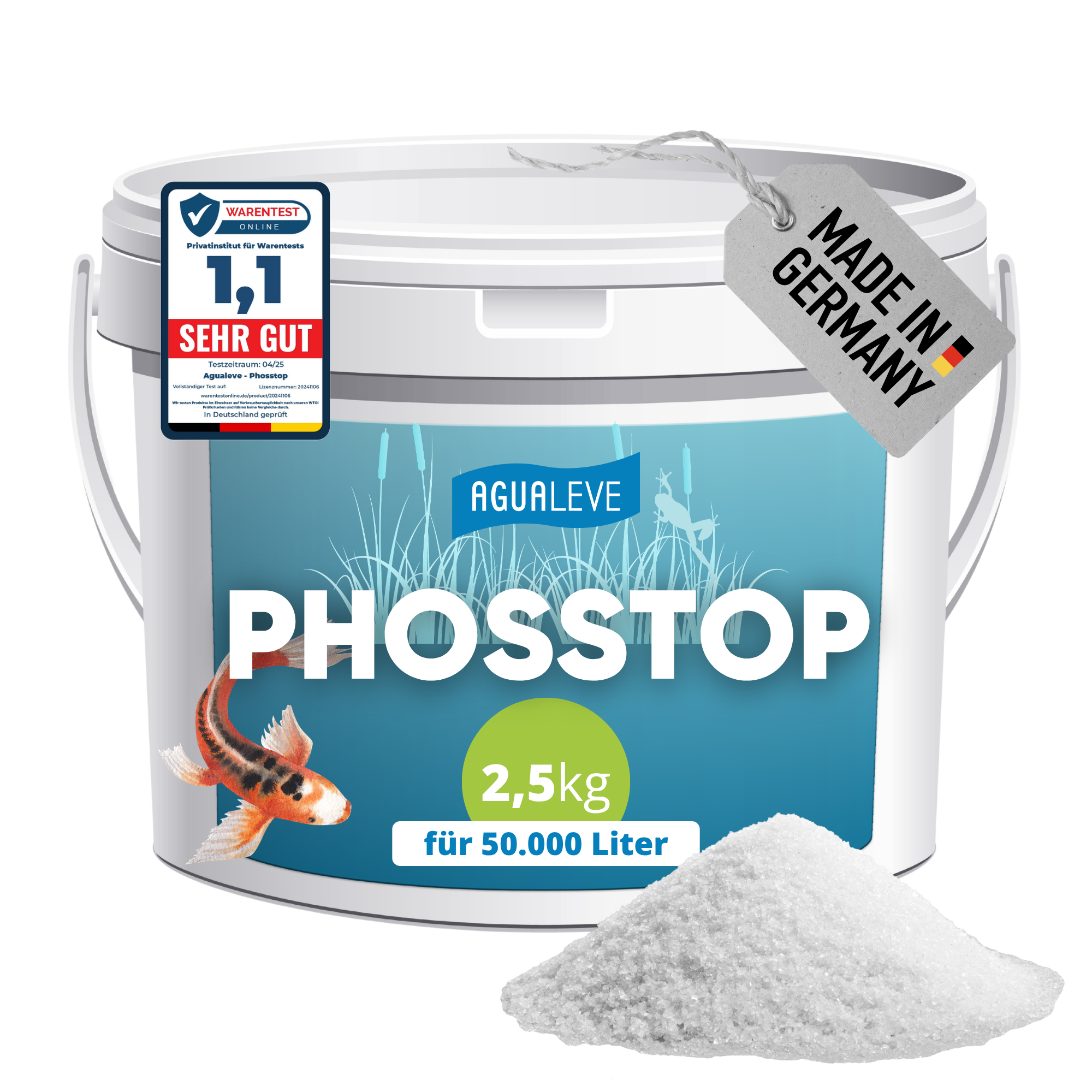 Phosstop Phosphatbinder für Teiche