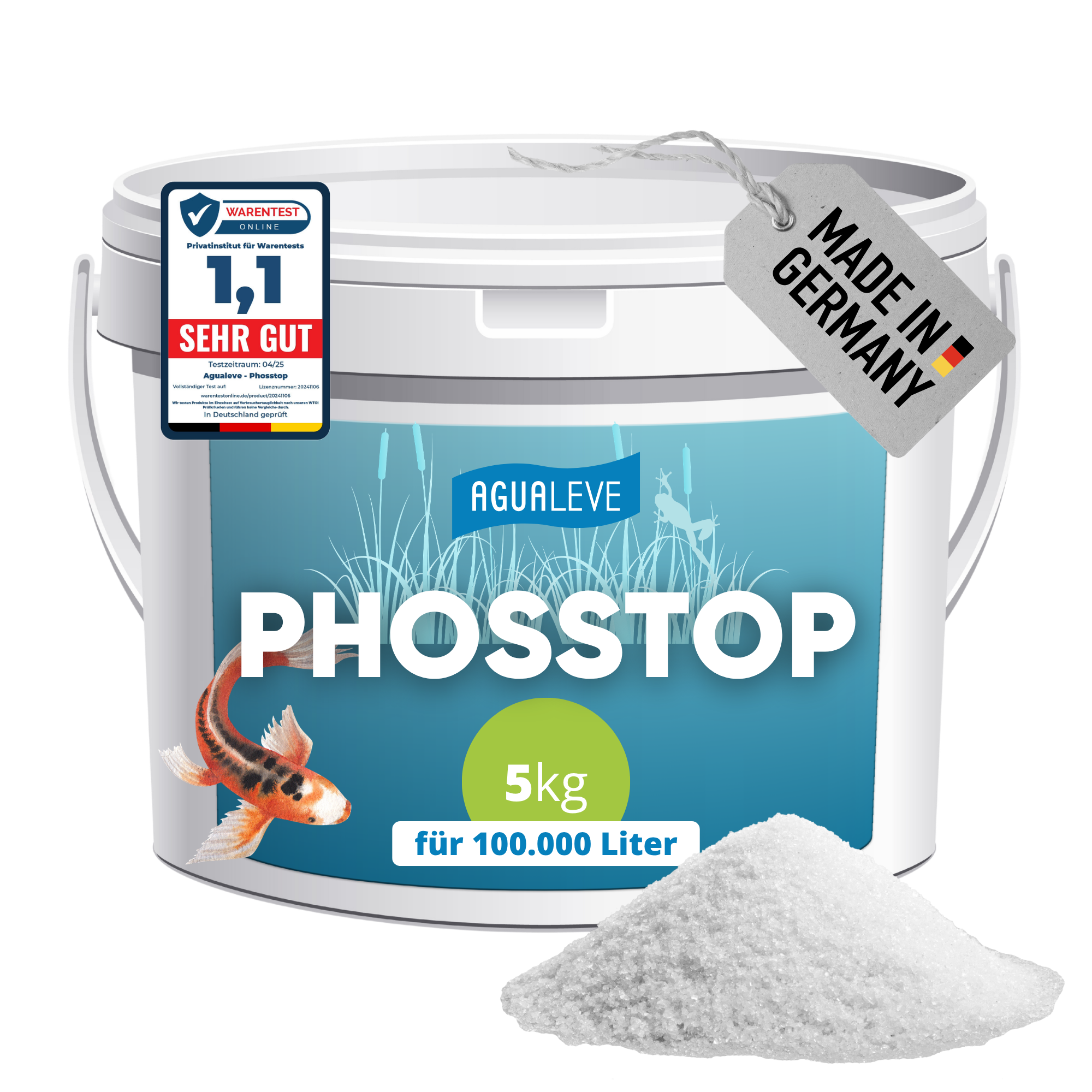 Phosstop Phosphatbinder für Teiche
