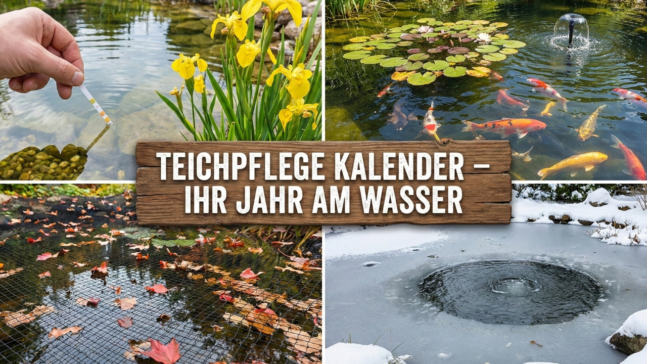Teichpflege im Sommer