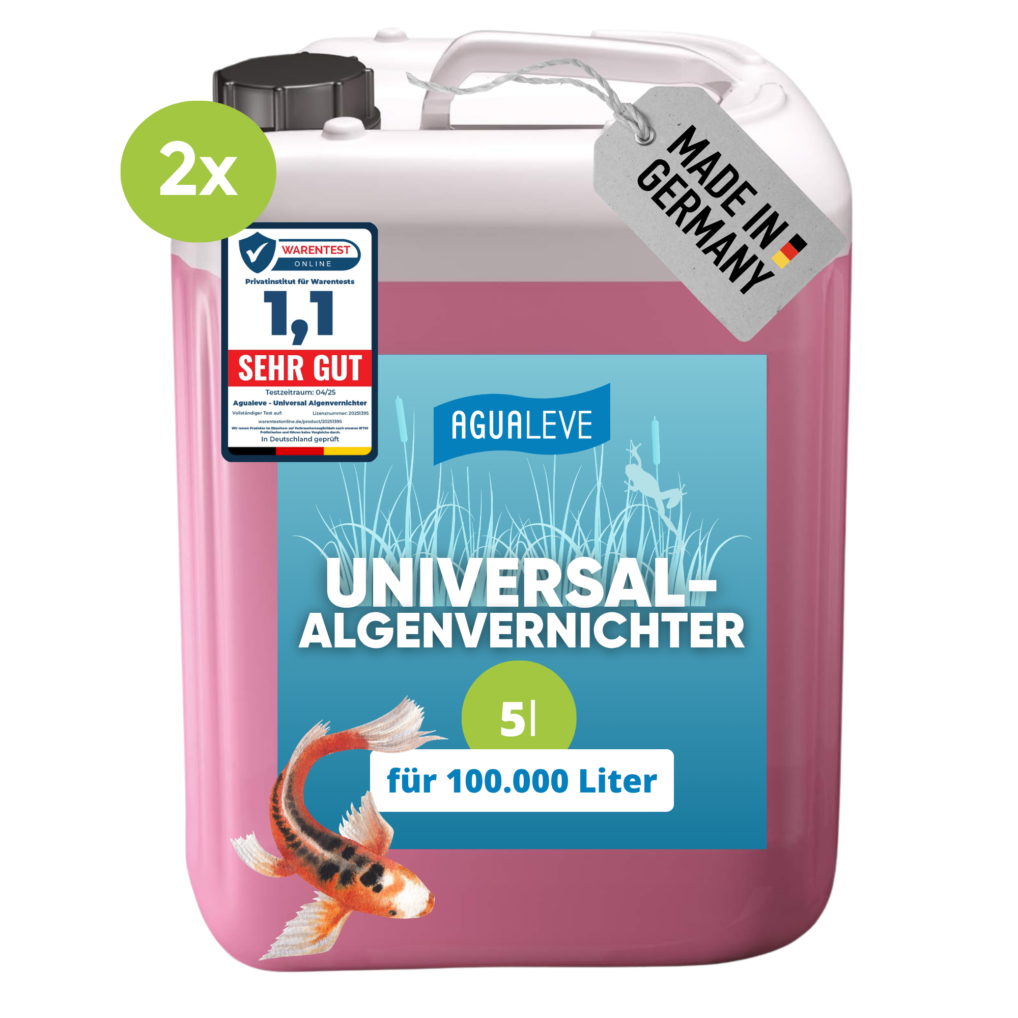 Universal-Algenvernichter Teich