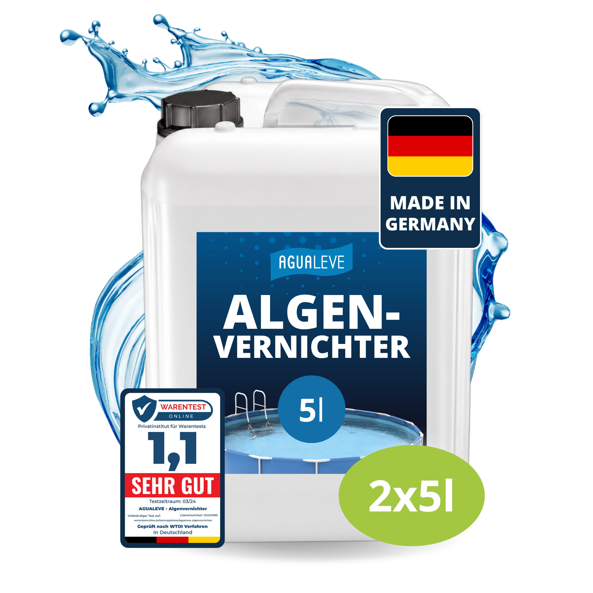 Algizid Algenvernichter Pool