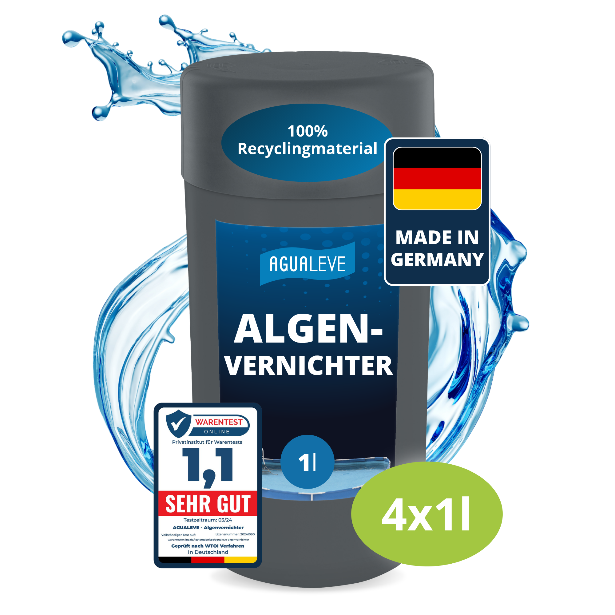 Algizid Algenvernichter Pool