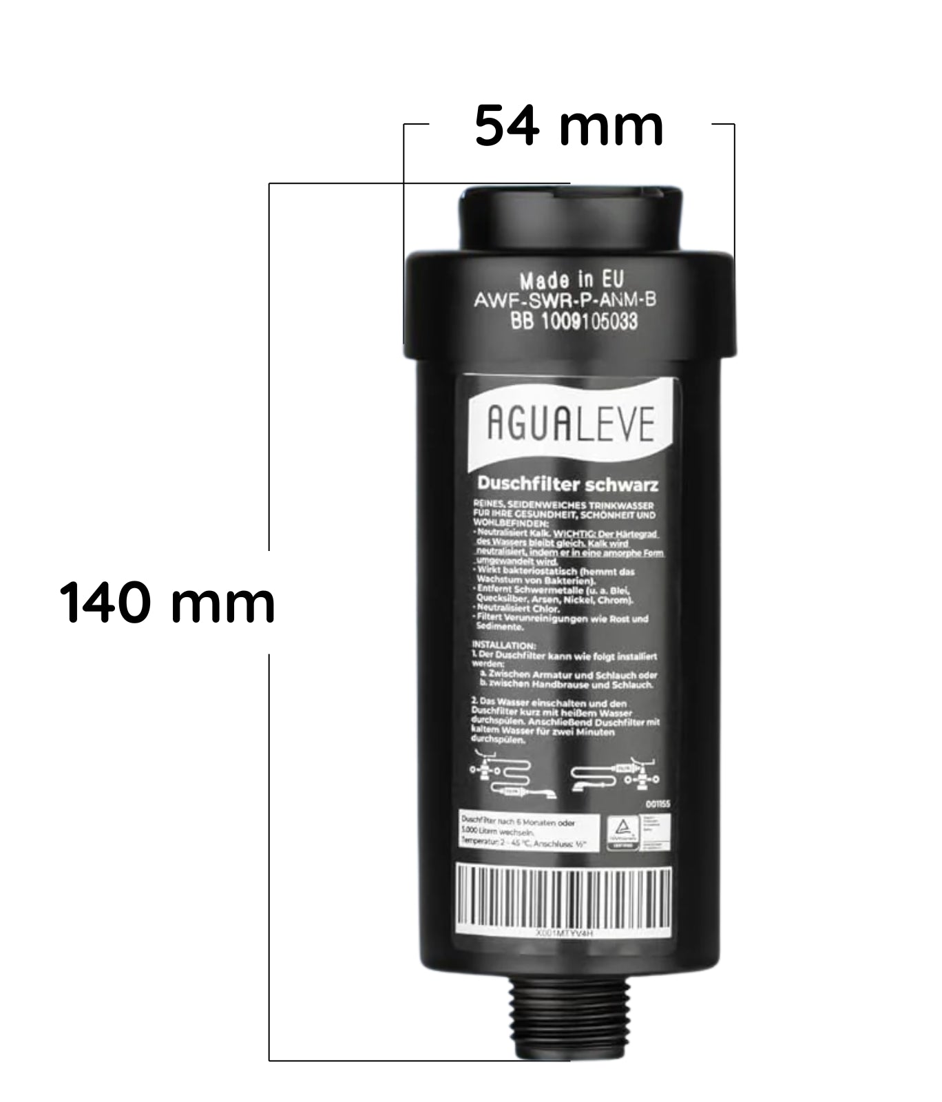 Duschfilter gegen Kalk, Schwermetalle & mehr