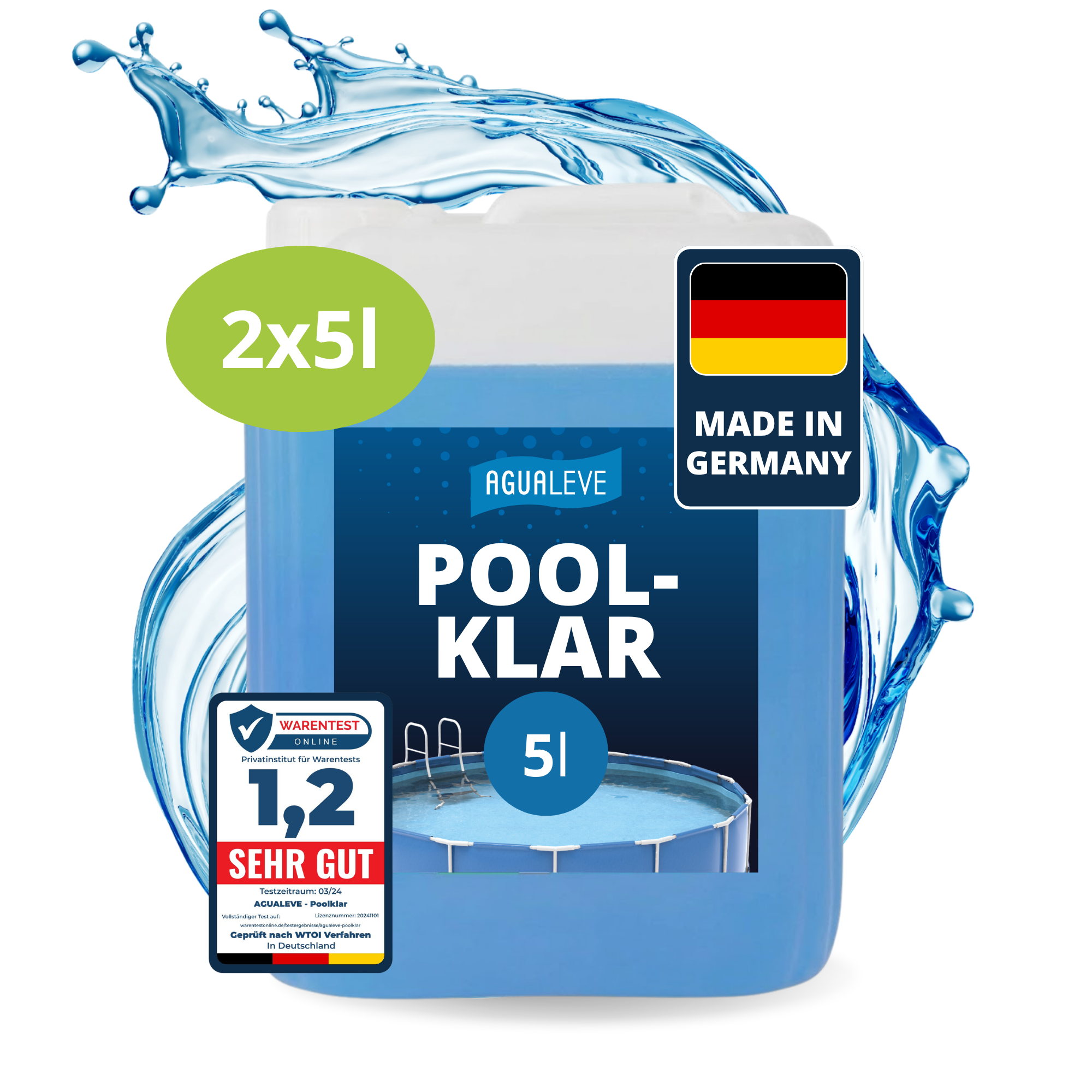 Poolklar für kristallklares Wasser