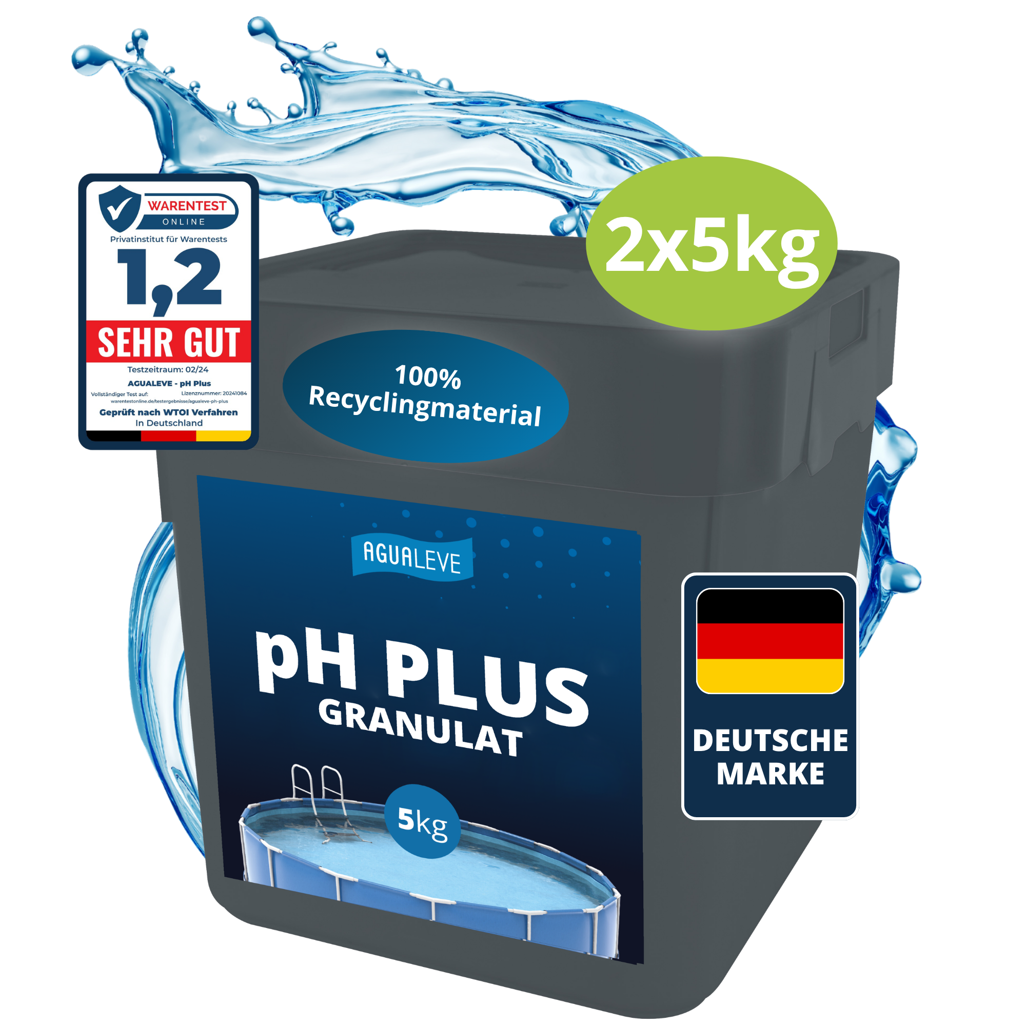 pH Plus Granulat Pool