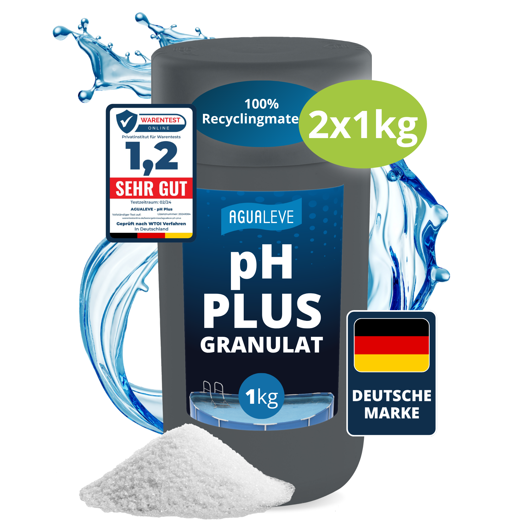 pH Plus Granulat Pool